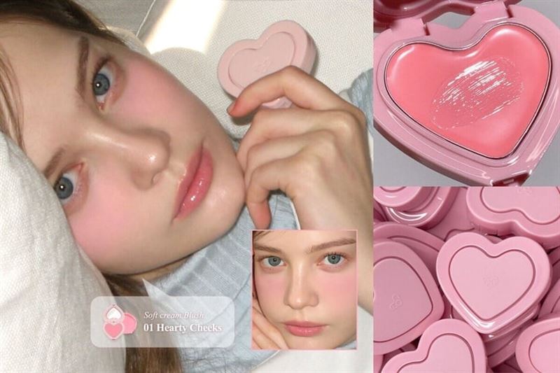 （圖／翻攝自IG @aoucosmetics）aou Soft Cream Blush