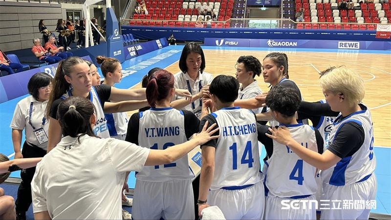 台灣女籃。（圖／記者蔡厚瑄攝影）