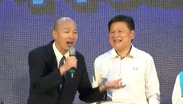  韓國瑜今天到花蓮幫傅崐萁站台。(圖/翻攝自傅崐萁臉書)