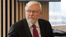 ▲澳洲駐美大使陸克文提到，台灣若淪陷恐全面釋放中國軍事力量。（圖／美聯社／達志影像）