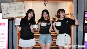 ▲樂天3本柱廉世彬、禹洙漢、河智媛明星賽開快閃店。（圖／記者劉彥池攝影）