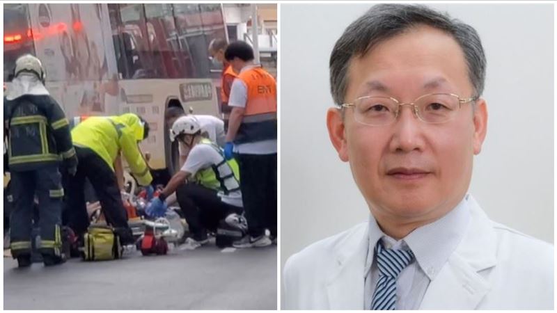 新／客運總統官邸外撞死名醫　部桃說話了