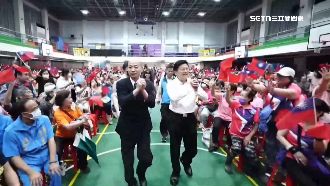 有心結?韓為傅崐萁站台 10分鐘快閃離場