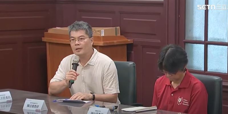 研究主持人陳忠慶教授親自證實部分研究資料和血液樣本已銷毀。(圖/翻攝畫面)
