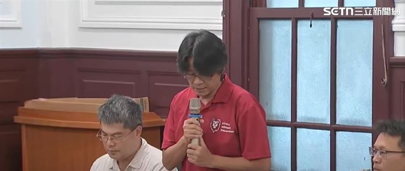 周台英稱她沒有用學分作為威脅選手配合抽血的手段。(圖/翻攝畫面)