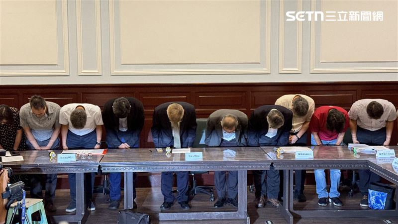 台師大召開記者會，針對女足事件道歉並說明。（圖／翻攝畫面）