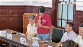 台師大,抽血,周台英(翻攝畫面)