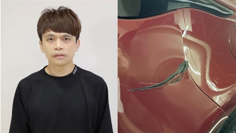 蔡阿嘎出事「愛車慘遭撞爛！」兇手竟是她