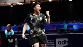 ▲世大運台灣桌球代表隊好首高承睿。（圖／大專體總提供） 