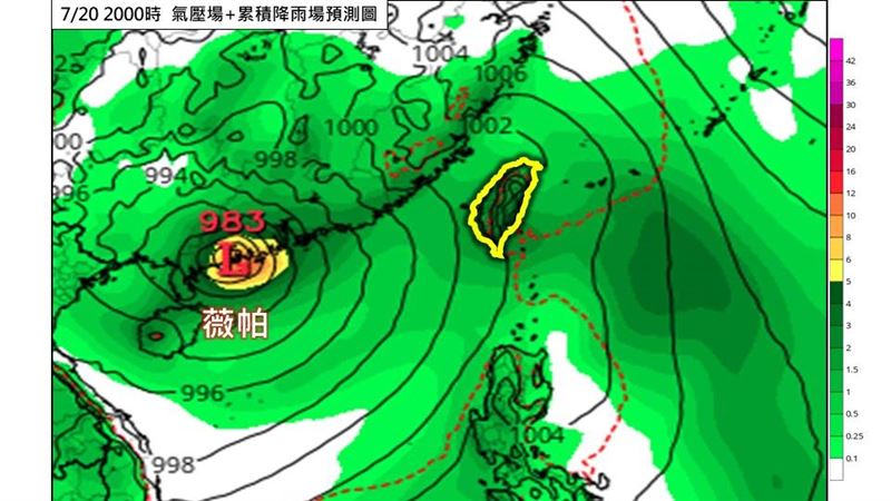 季風低壓挾豪雨！專家：2地短期雨不會停