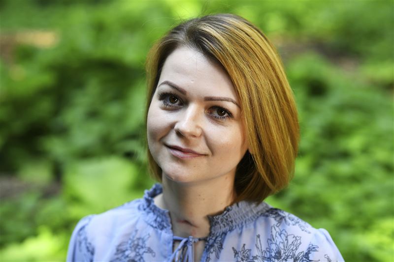 尤莉雅（Yulia Skripal，圖）是前俄國雙面諜斯克里帕爾的女兒，她與父親遭俄國特務試圖暗殺。（圖／美聯社／達志影像）