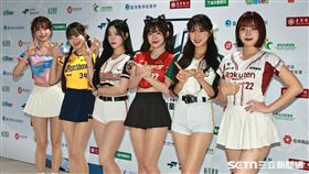 ▲中職36年明星賽，6隊韓籍啦啦隊賽前接受媒體訪問。（圖／記者劉彥池攝影）