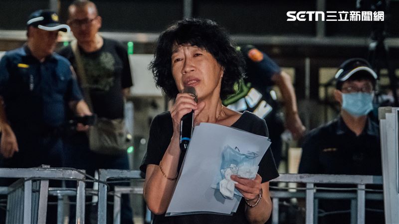 陳佩琪談希望讓柯文哲出來投票。（圖／記者楊士誼攝影）