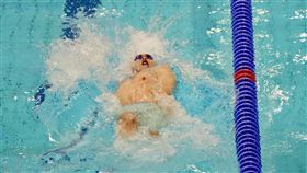 ▲男子50公尺仰式莊沐倫游出25秒58。（圖／大專體總提供）