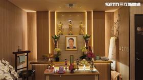 張榮麟的靈堂。（圖／記者莊淇鈞攝影）