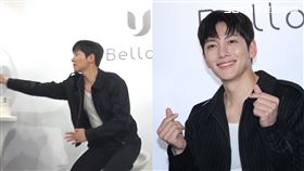 ▲池昌旭在現場遞上麥克風為主持人解圍。（圖／記者鄭孟晃攝影）