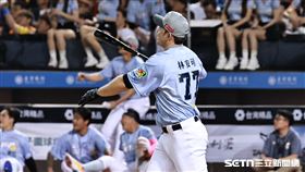 ▲中職36年明星賽，台灣隊外野手林安可全壘打PK開轟。（圖／記者劉彥池攝影）