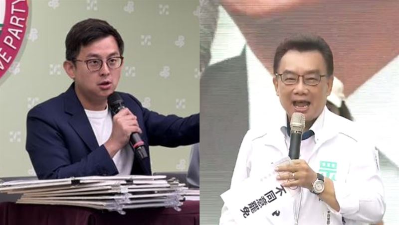 對於林國成在民眾黨造勢場合，竟公然對總統賴清德飆三字經，民進黨發言人卓冠廷嚴厲譴責並要求林國成及民眾黨公開道歉。（組合圖／翻攝畫面）