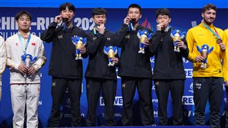 盡責當吉祥物 　奪金張秉丞笑說媽祖保佑