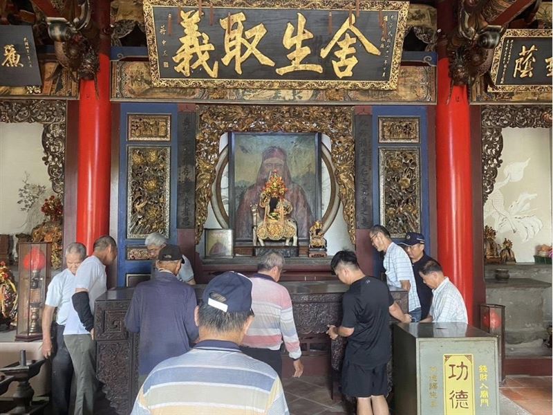 吳鳳廟失竊文物陸續找回。(圖/翻攝自中埔鄉長李碧雲臉書)