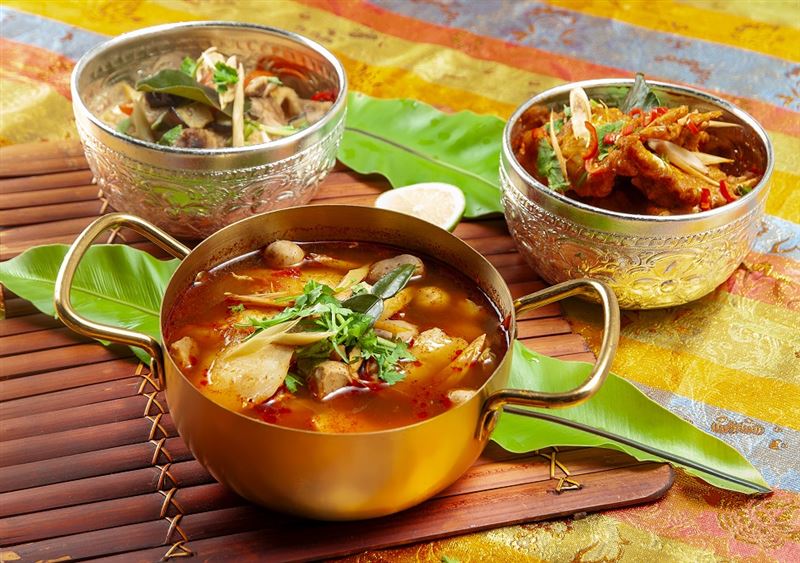 台北凱撒大飯店Checkers自助餐廳則是推出夏季限定《泰饗南洋季》現場購買餐券享「買10送5」限時優惠,平均每張只要720元。(圖/台北凱撒大飯店提供)