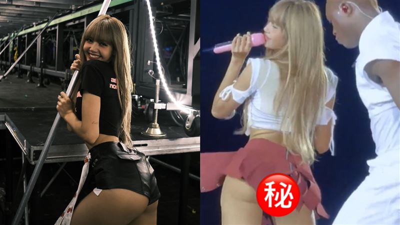 Lisa走光影片瘋傳　裙底一片肉色全被看光