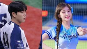 李珠珢爆熱戀帥哥球員。（圖／翻攝自Instagram＠su._.bell、＠0724.32）