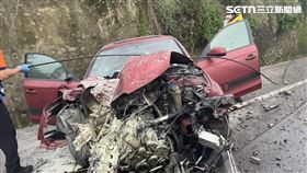 ▲台南市關廟區南雄橋附近發生自撞身亡事故。（圖／翻攝畫面）