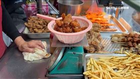 鹹酥雞紙袋、炸物　自助餐