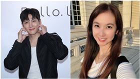 陳小菁（右）是池昌旭忠實粉絲。（圖／翻攝自臉書、記者鄭孟晃攝影）