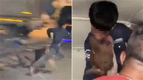 被比特犬咬下巴！11歲孩嚇哭求助　飼主不幫還笑他（圖／翻攝自X）