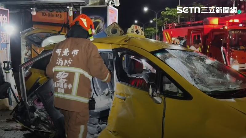 這起車禍共造成1死2傷。(圖/翻攝畫面)