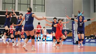 擊倒中國長城！台灣女排讓二追三逆轉奪勝