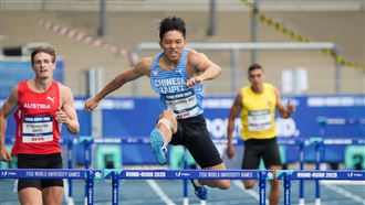 男子400公尺跨欄預賽　林仲威分組第1晉級