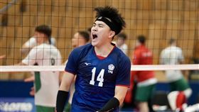 ▲世大運男排無緣4強，主力張育陞以隊友為榮。（圖／大專體總提供） 