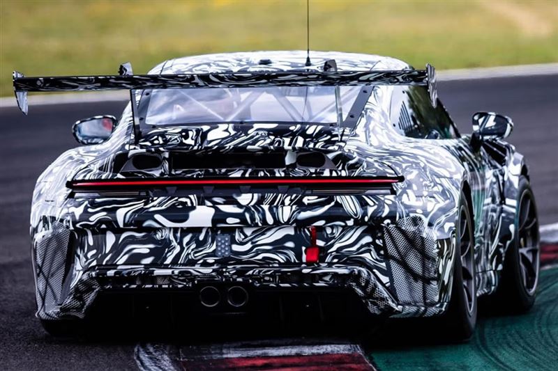 保時捷911 GT3 Cup配備賽車空力套件。(翻攝Porsche網站)