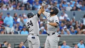▲洋基僅靠史坦頓（Giancarlo Stanton）的陽春砲攻下分數。（圖／路透社／達志影像）