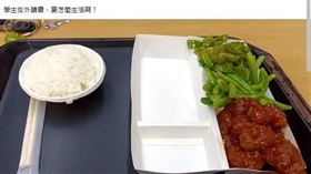高雄,學生,自助餐,糖醋肉,四季豆,白飯,網友,颱風