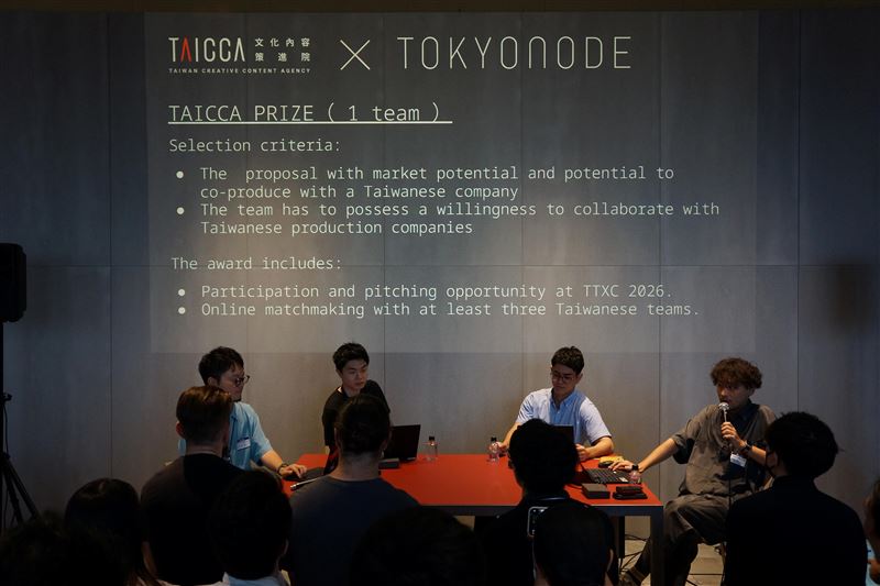在 XR HACKATHON 獲得文策院獎的日本團隊，將由文策院協助媒合臺灣製作團隊，一起進行 XR 內容開發。（圖／文策院提供）