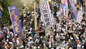 隨著「726大罷免」進入倒數4天，中國民運人士分析若大罷免失敗，後果將不堪設想。（鏡報李智為）