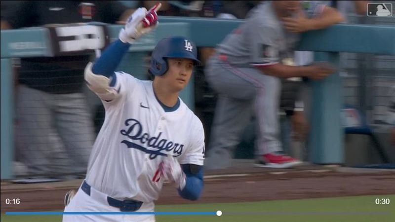 大谷翔平本季第35轟是道奇本季第3遠的全壘打。(圖/翻攝自MLB官網)
