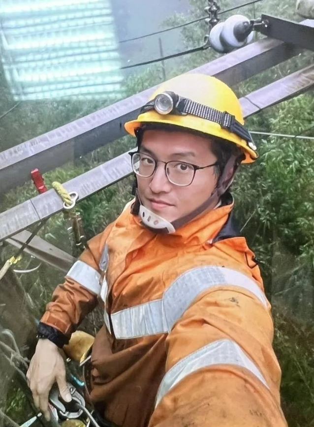 36歲李姓台電員工(圖)經6天搶救,情況卻未見好轉,家屬於昨日晚間決定放棄急救。(圖/李父提供)