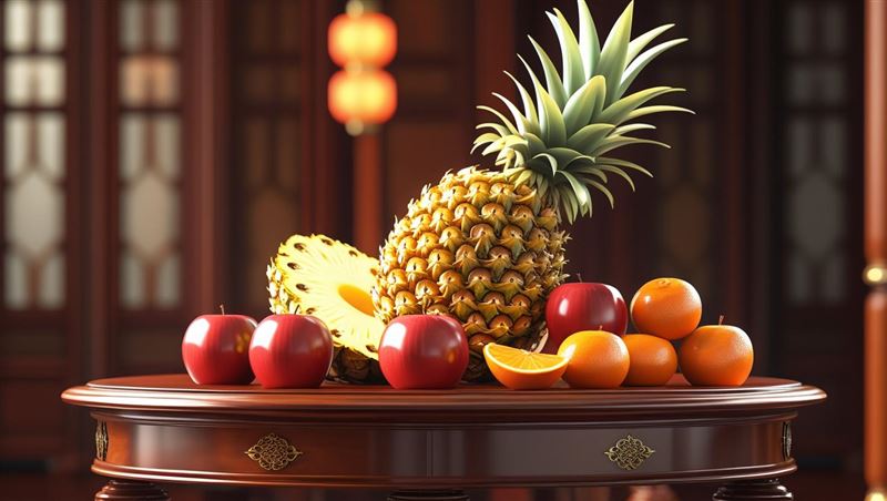 「伏日吃鳳梨」象徵招財納福。(圖/CANVA製作)