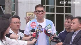 ▲連勝文今陪洪孟楷車掃，受訪時表示自己為了投票很早就改了機票。（圖／翻攝畫面）