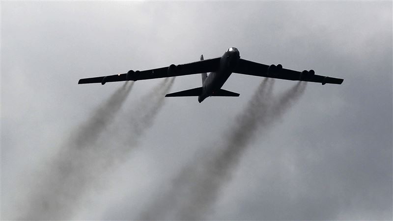 圖為B52轟炸機。(圖/美聯社/達志影像)