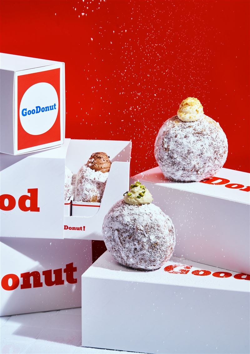 話題甜甜圈「GooDonut」將在DREAM PLAZA進行為期3天的快閃活動。(圖/品牌提供)