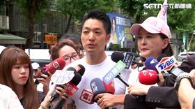 ▲蔣萬安陪王鴻薇掃街（圖／翻攝畫面）