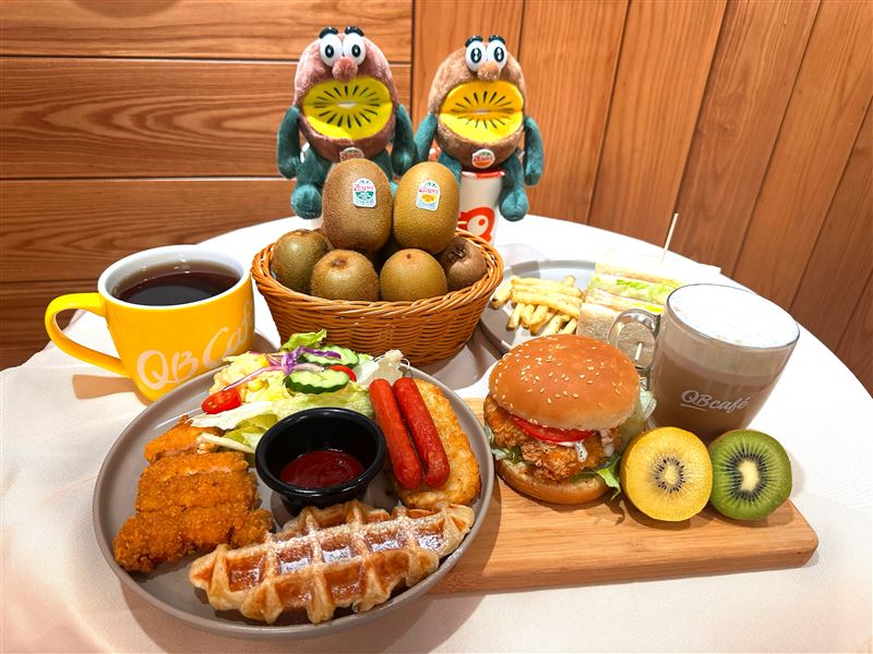 Q Burger聯手Zespri,為早晨注入活力。(圖/品牌業者提供)