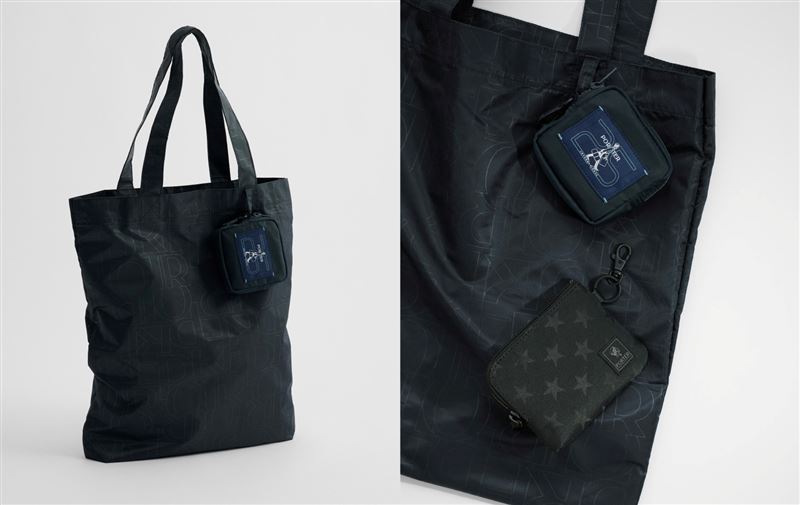 PORTER摺疊托特包+STARRY L型零錢包。(圖/品牌業者提供)