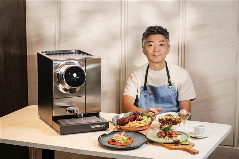 Nespresso攜手連續九年獲得亞洲50大餐廳MUME主廚林泉,將星饗晨宴移師高雄H2O HOTEL水京棧國際酒店。(圖/品牌業者提供)